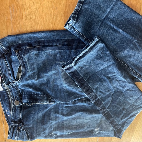 Cabi Tuxedo High Straight Jeans - Picture 3 of 5